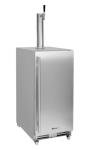 Kegco 15" Wide Outdoor Stainless Steel Built-In Right Hinge Kegerator