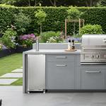 Kegco 15" Wide Outdoor Stainless Steel Built-In Right Hinge Kegerator