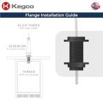Kegco 15" Wide Outdoor Stainless Steel Built-In Right Hinge Kegerator