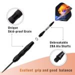 12-Piece Professional Steel Tip Dart Set