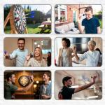 12-Piece Professional Steel Tip Dart Set