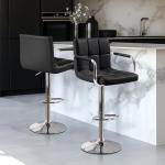Adjustable Swivel Bar Stools Set of 2