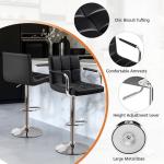 Adjustable Swivel Bar Stools Set of 2