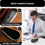 Roygra Black Ceramic Cigar Ashtray for Outdoor Use