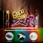 Bada Bing Neon Girl LED Sign for Man Cave