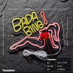 Bada Bing Neon Girl LED Sign for Man Cave