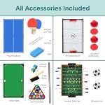 SereneLife 48" Multi-Game Sports Table