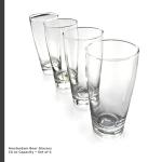 Amsterdam Beer Glasses Set - 4 Traditional Style