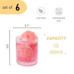 Vintage Hobnail Cocktail Glasses Set of 6