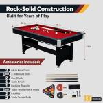 Hathaway Spartan 6ft Pool and Ping Pong Combo Table