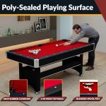 Hathaway Spartan 6ft Pool and Ping Pong Combo Table