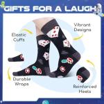 Funny Poker Socks - Perfect Gifts for Gamblers