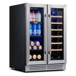 Dual Zone Wine & Beverage Fridge - 24 Inch