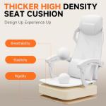 Ergonomic Gaming Chair with Adjustable Footrest