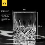 Old Fashioned Whiskey Glasses Set of 4