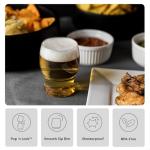 Unbreakable 12oz Plastic Beer Glasses - Set of 12