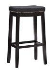 Stylish Black Bar Stool for Your Man Cave