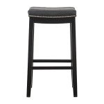 Stylish Black Bar Stool for Your Man Cave