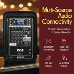 Pyle 300W Bluetooth DJ Speaker Mixer Bundle