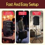 Pyle 300W Bluetooth DJ Speaker Mixer Bundle