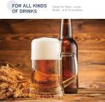 Bormioli Rocco 4-Pack Heavy Beer Mugs