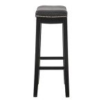 Stylish Black Bar Stool for Your Man Cave