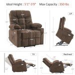 MCombo Power Lift Recliner Chair for Man Cave