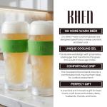 Frozen Pint Beer Glasses - 2 Pack Chilling Mugs