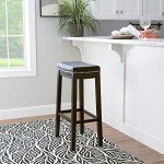 Stylish Black Bar Stool for Your Man Cave