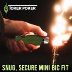 Toker Poker Mini Bic Keychain and Lighter Tool