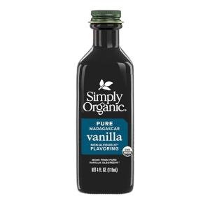 Organic Non-Alcoholic Vanilla Flavoring - 4 Ounces