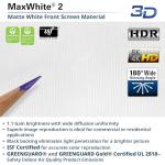 Projector Screen Elite Screens Spectrum, 150-INCH Diag 16:9, Motorized Projection Screen Movie Home Theater 4K/8K Ultra HD Ready, ELECTRIC150H2