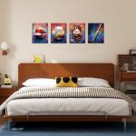 Baseball Canvas Wall Art for Man Caves