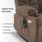 MCombo Power Lift Recliner Chair for Man Cave