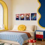 Baseball Canvas Wall Art for Man Caves