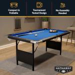 Hathaway Fairmont 6-Ft Portable Pool Table Set