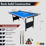 Hathaway Fairmont 6-Ft Portable Pool Table Set