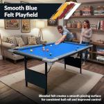 Hathaway Fairmont 6-Ft Portable Pool Table Set