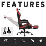 N-GEN Gaming Chair with Footrest and Lumbar Support