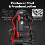 N-GEN Gaming Chair with Footrest and Lumbar Support