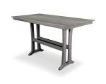 POLYWOOD® Bar Table, Slate Grey
