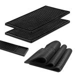 Anti-Slip Rubber Bar Mat Set, 12" x 6