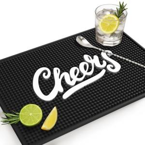 Cheers Countertop Bar Mat - Spill-Proof, Non-Slip