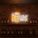 Cheers Neon Beer Wall Sign for Man Cave