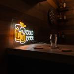 Cheers Neon Beer Wall Sign for Man Cave