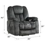 Power Lift Recliner Chair with Massage and Heat