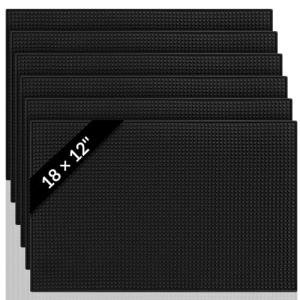 Tioncy 6-Piece Non-Slip Bar Counter Mats