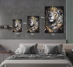 Lion King Canvas Wall Art for Man Cave