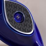 Cigar Ashtray for Men - Windproof Ceramic Ash Tray for Cigars, Outdoor & Indoor Use, Decorative Gift for Smokers, Yacht-Shaped Luxury Design (Blue)