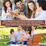 Kyraton Old Fashioned Whiskey Glasses Set of 6, PET Clear Plastic 11.5oz Heavy Duty Unbreakable Water Glasses Cup Tumbler Glassware for Beer, Milk, Scotch, Juice, Liquor Vodka, Bourbon, Cocktail.